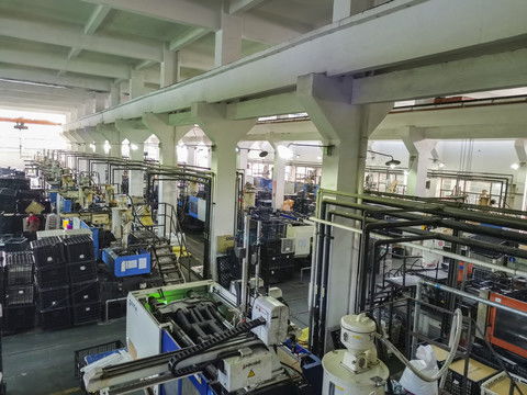 制造業工廠注塑車間注塑機加工圖片素材下載 各行各業素材下的制造業圖片素材